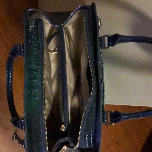 Blue/Green Brahmin Leather Purse - Picture 6 of 6